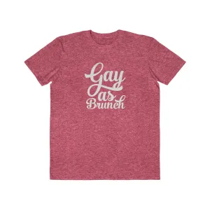 GAY AS BRUNCH <br>men's lightweight<br>fashion tee (Ag)