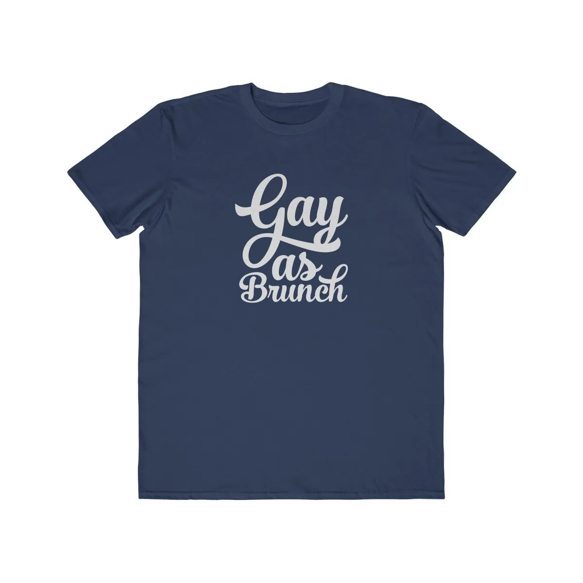 GAY AS BRUNCH <br>men's lightweight<br>fashion tee (Ag)