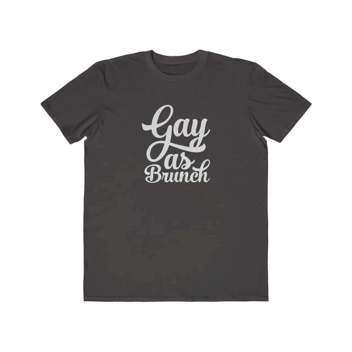 GAY AS BRUNCH <br>men's lightweight<br>fashion tee (Ag)