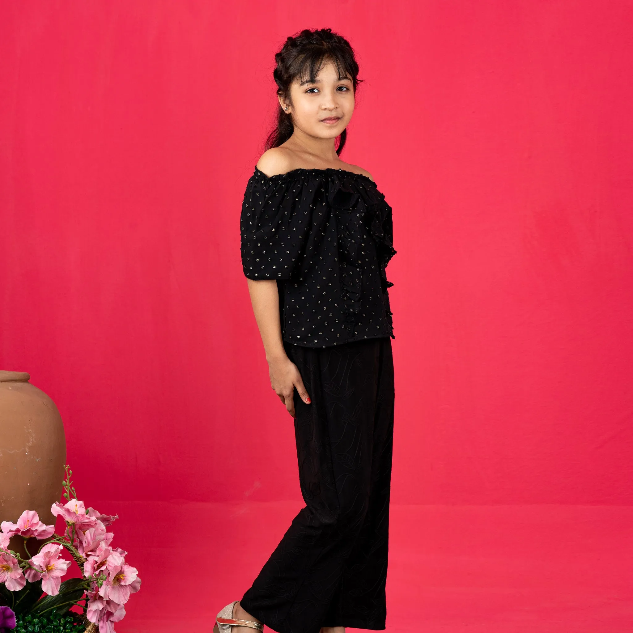 Girls 2Pcs- Black