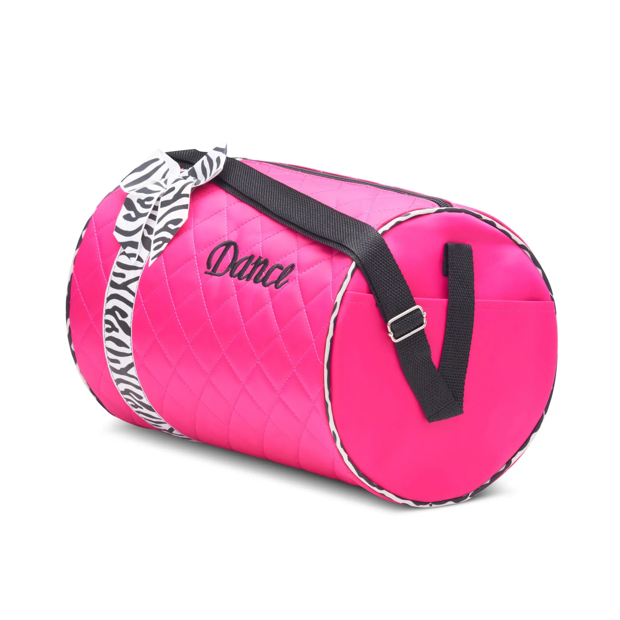 Girls Dance Duffle Bag Quilted with Bow