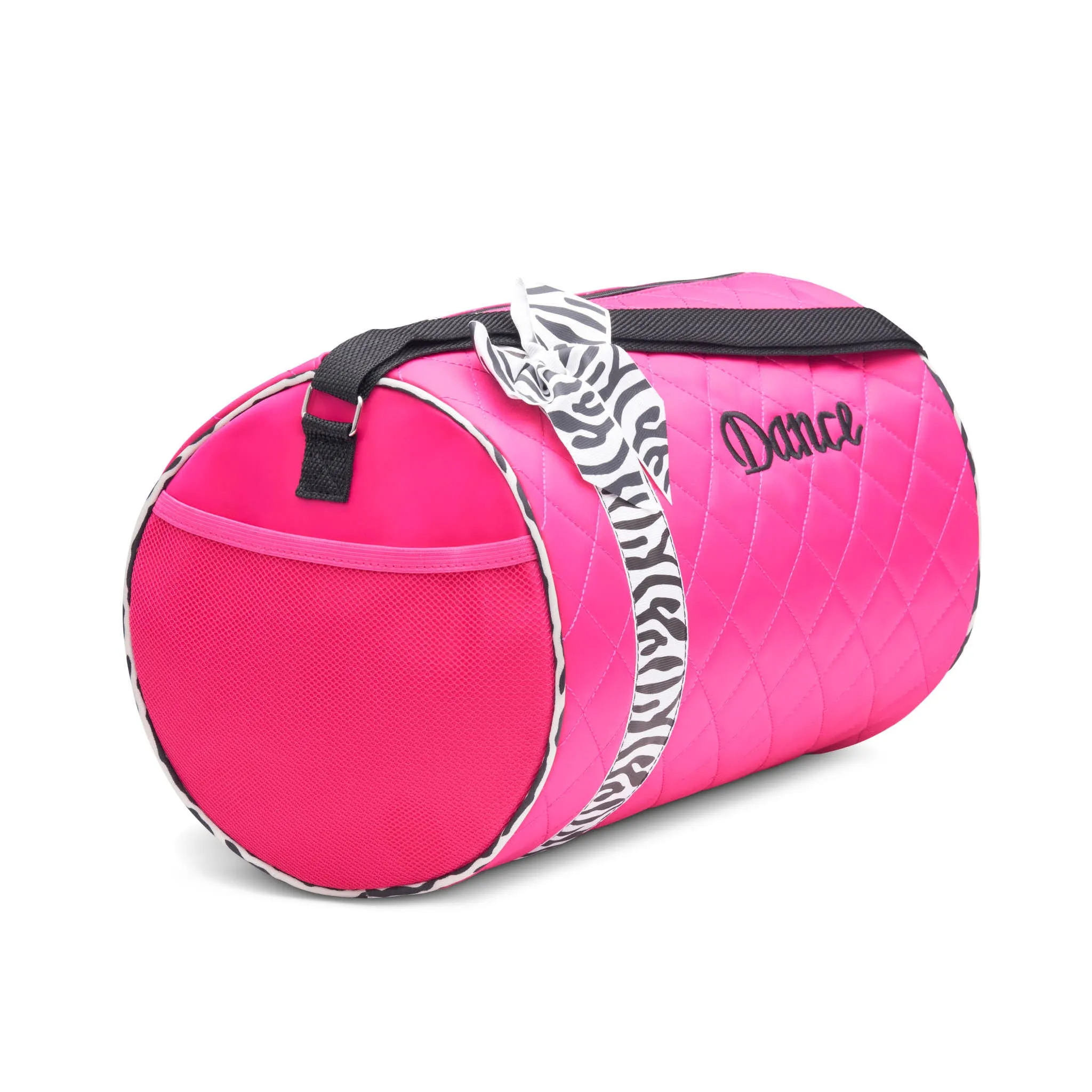 Girls Dance Duffle Bag Quilted with Bow
