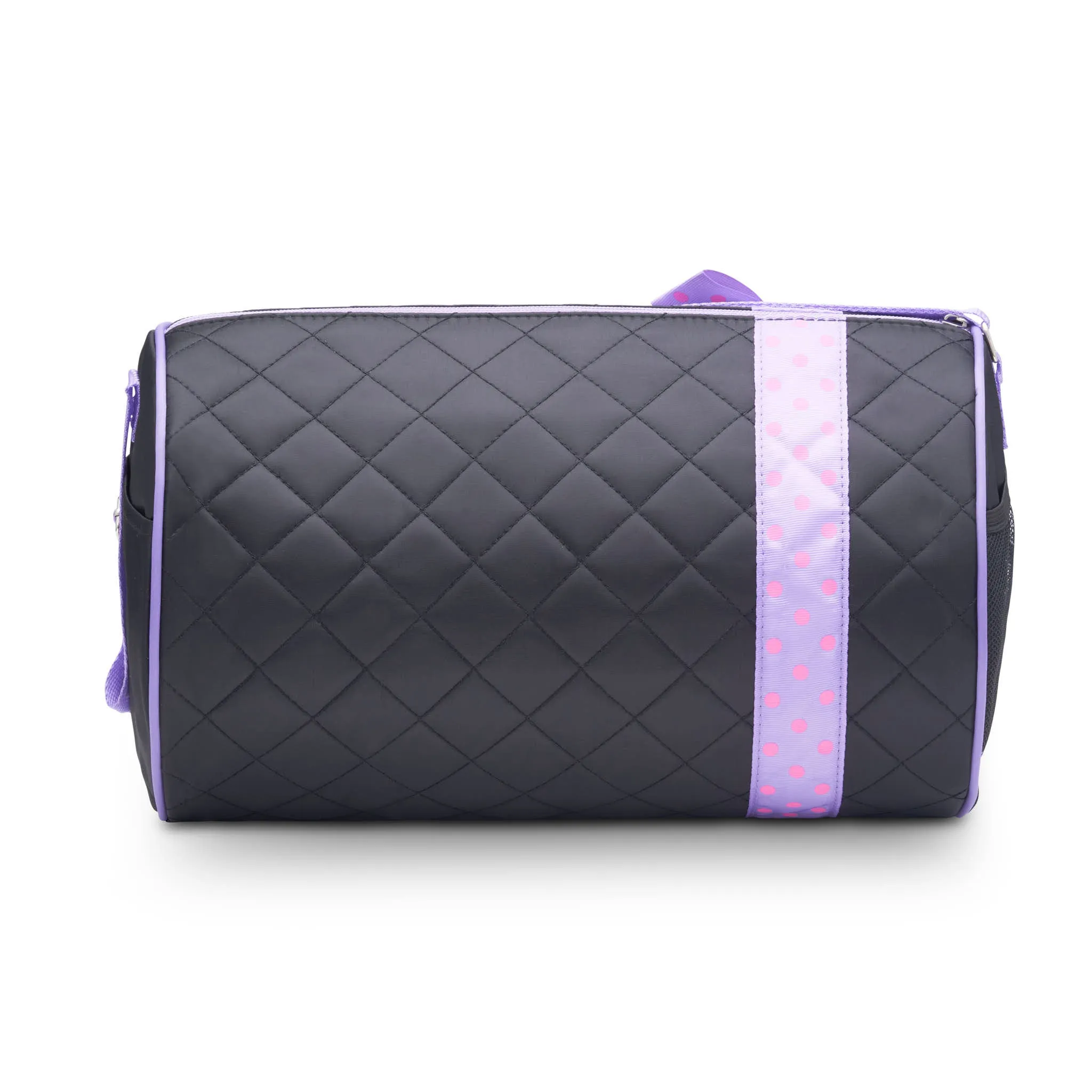 Girls Dance Duffle Bag Quilted with Bow