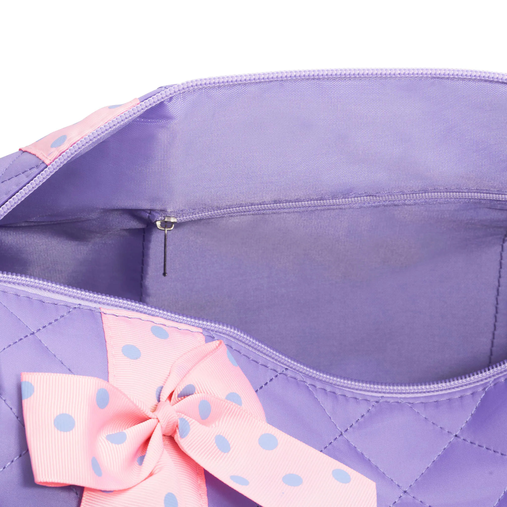 Girls Dance Duffle Bag Quilted with Bow