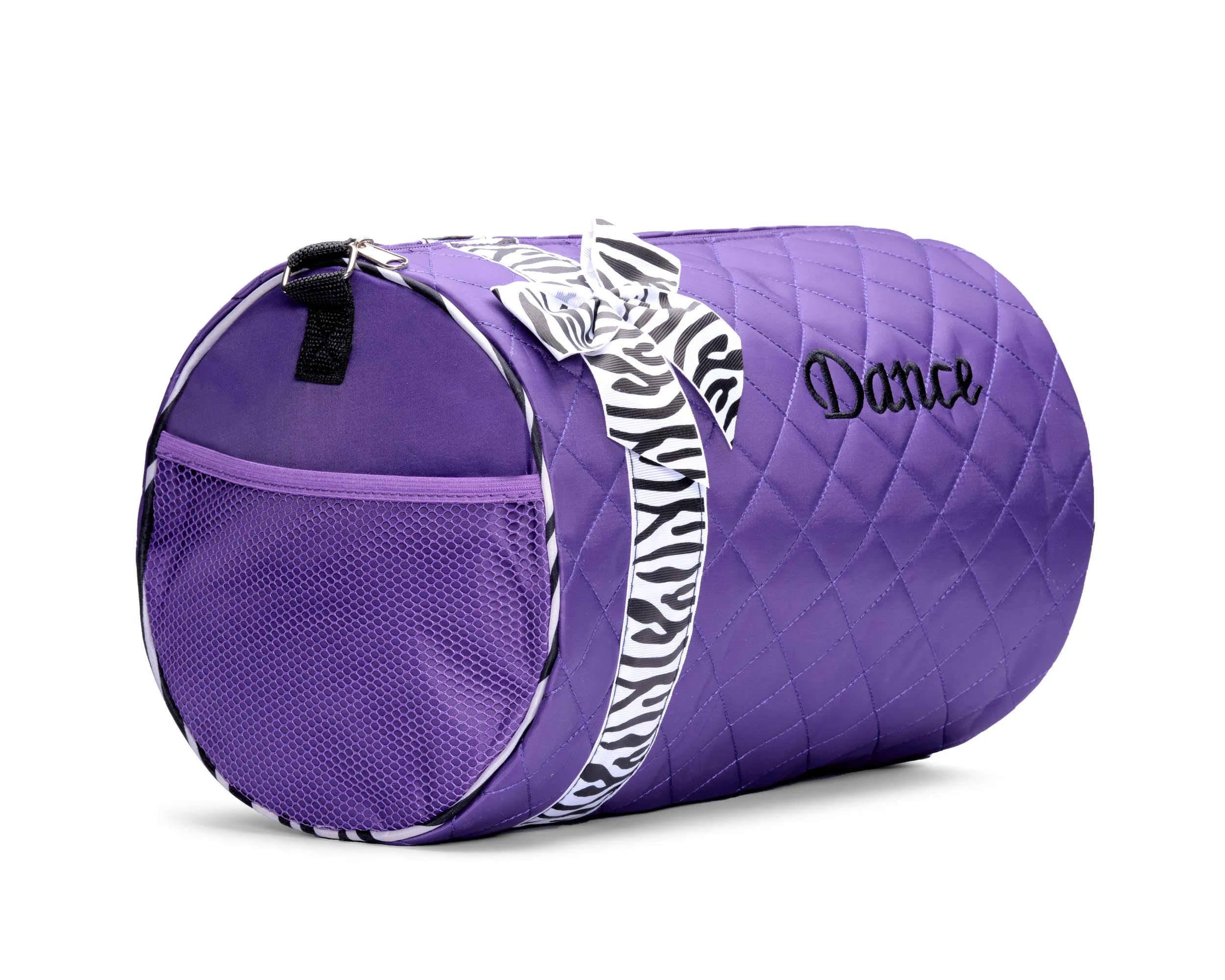 Girls Dance Duffle Bag Quilted with Bow