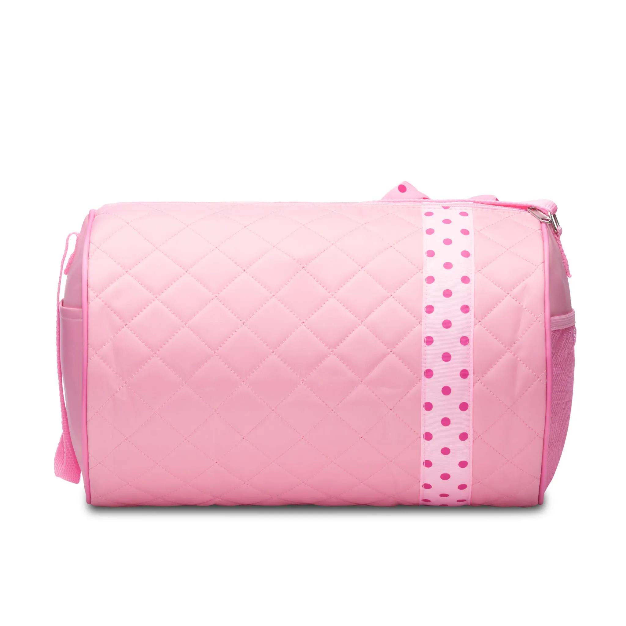 Girls Dance Duffle Bag Quilted with Bow