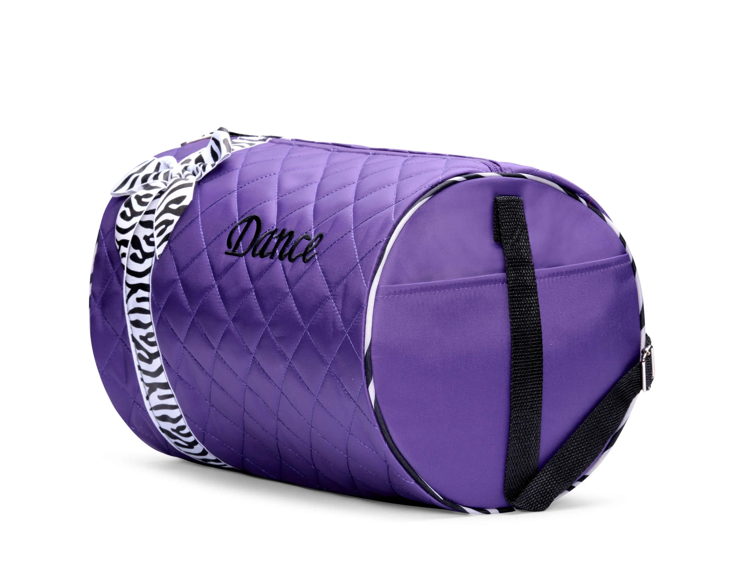 Girls Dance Duffle Bag Quilted with Bow