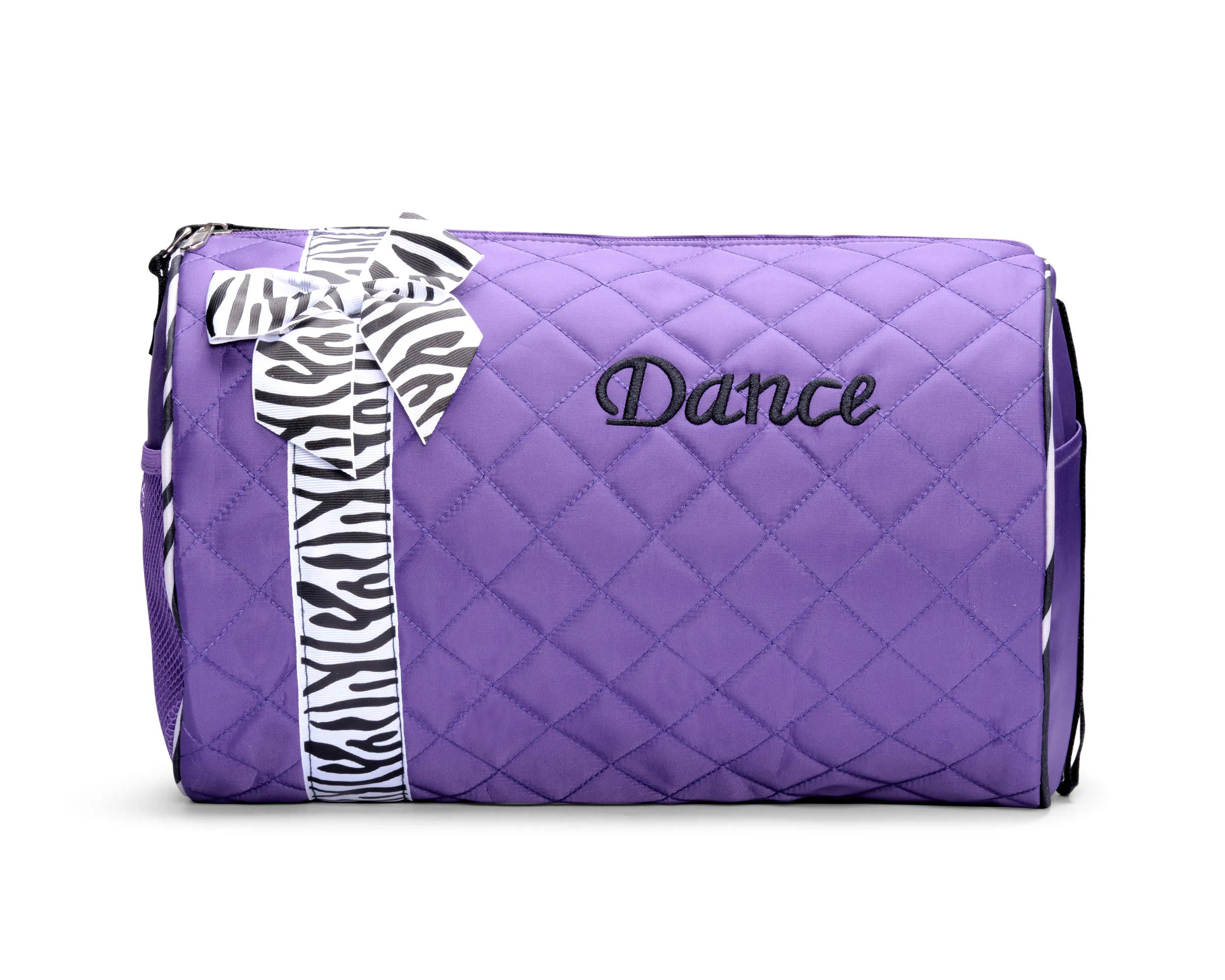 Girls Dance Duffle Bag Quilted with Bow