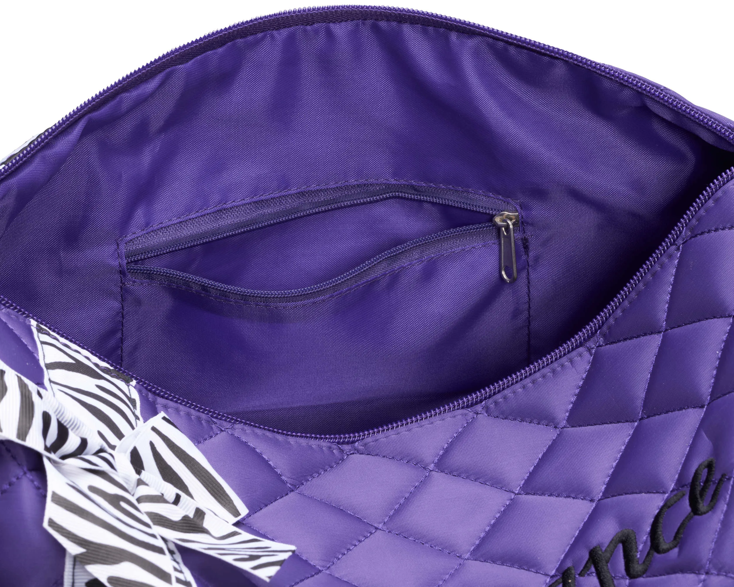 Girls Dance Duffle Bag Quilted with Bow