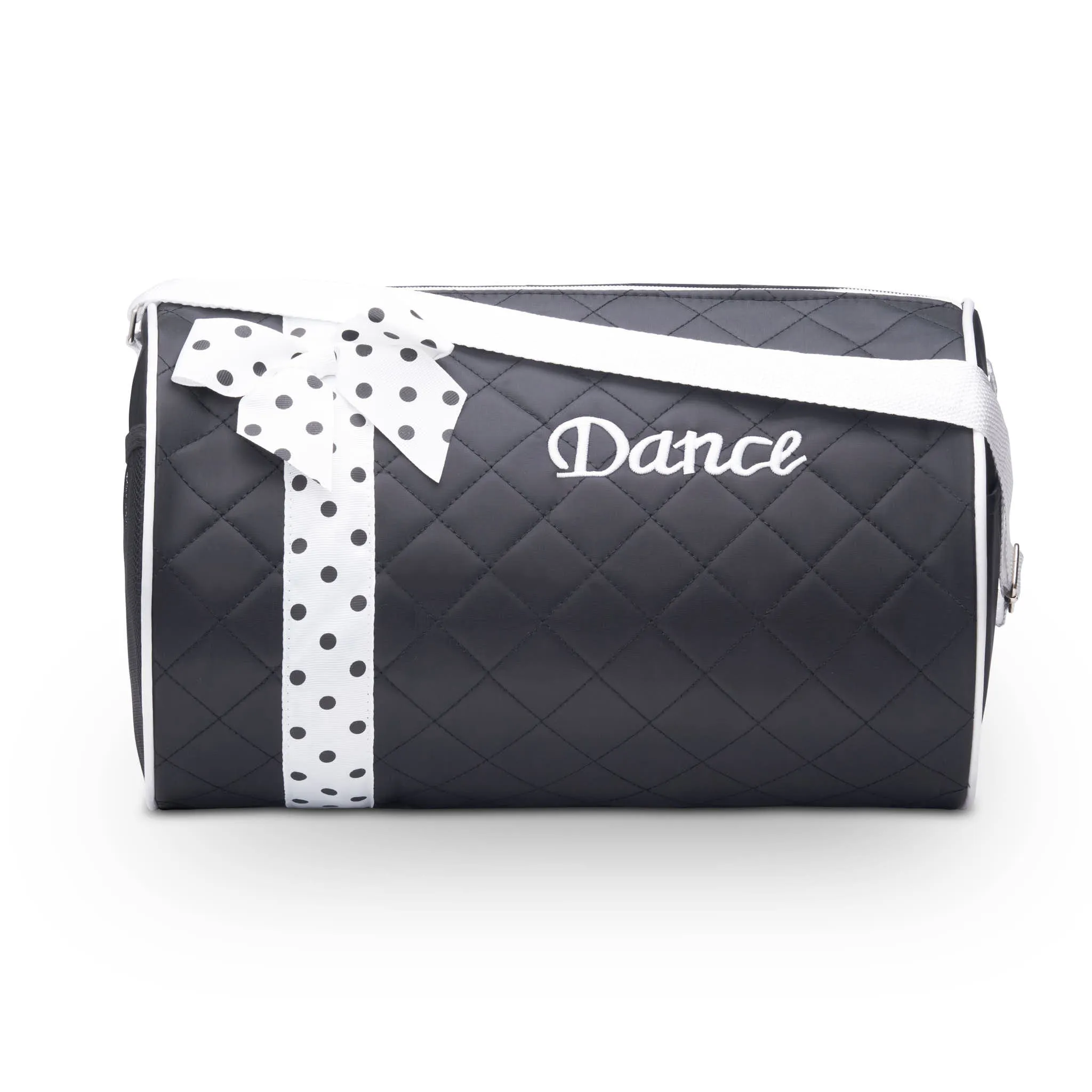 Girls Dance Duffle Bag Quilted with Bow