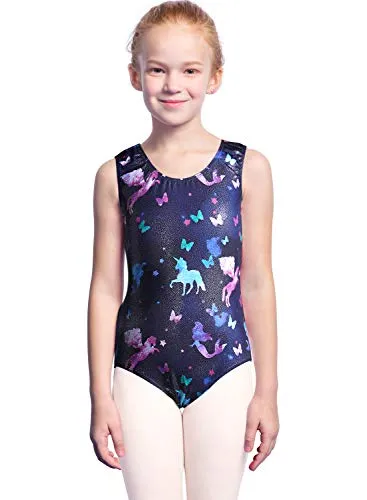Girls Gymnastics Leotards Unicorn Kids Toddlers 3t 4t Bodysuits Swimming Suit