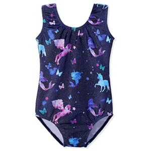 Girls Gymnastics Leotards Unicorn Kids Toddlers 3t 4t Bodysuits Swimming Suit