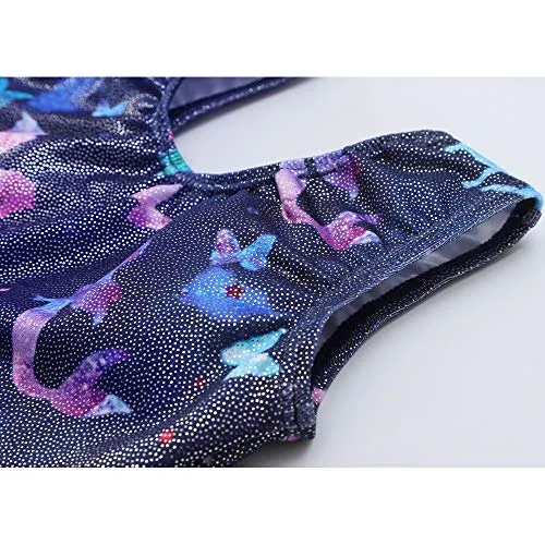 Girls Gymnastics Leotards Unicorn Kids Toddlers 3t 4t Bodysuits Swimming Suit