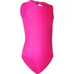 Girls' Sleeveless Gym Leotard - Pink