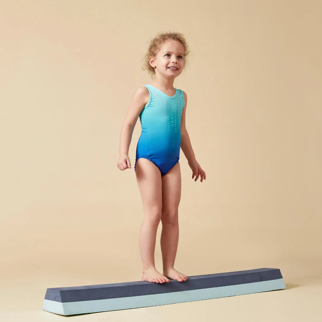 Girls' Sleeveless Gymnastics Leotard