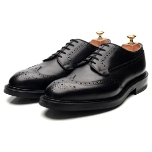 'Grafton' Black Leather Derby Brogues UK 9.5 G