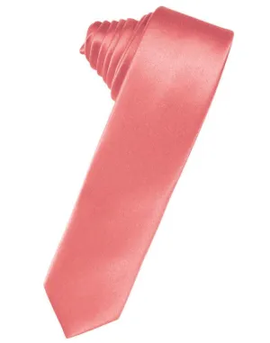 Guava Luxury Satin Skinny Necktie