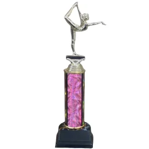 Gymnastics Trophy - Colored Column