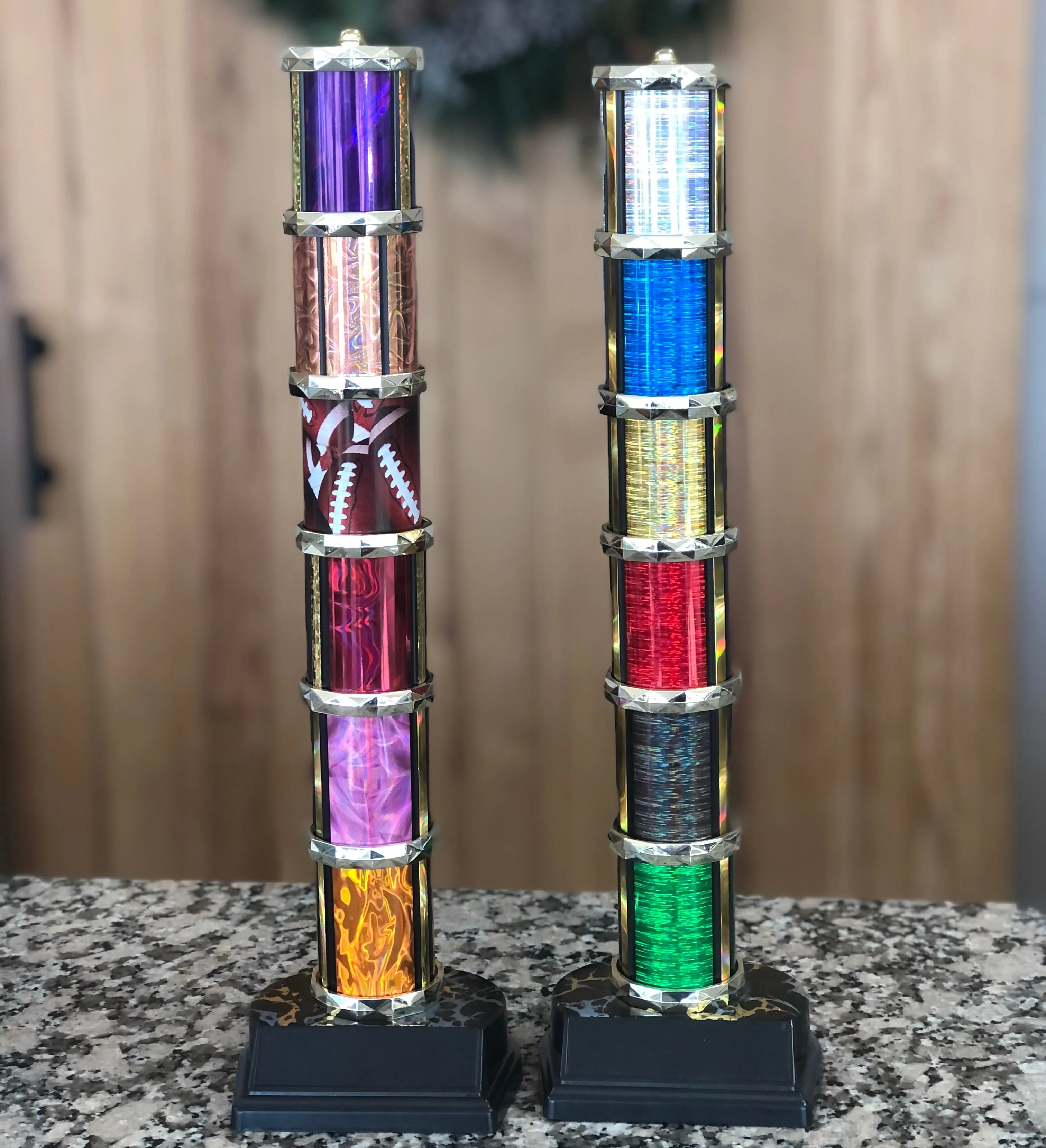 Gymnastics Trophy - Colored Column