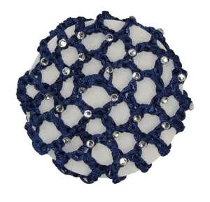 Hair Net Hamag Diamante Encrusted Navy Blue (HA-DIA-NAVYBLU)
