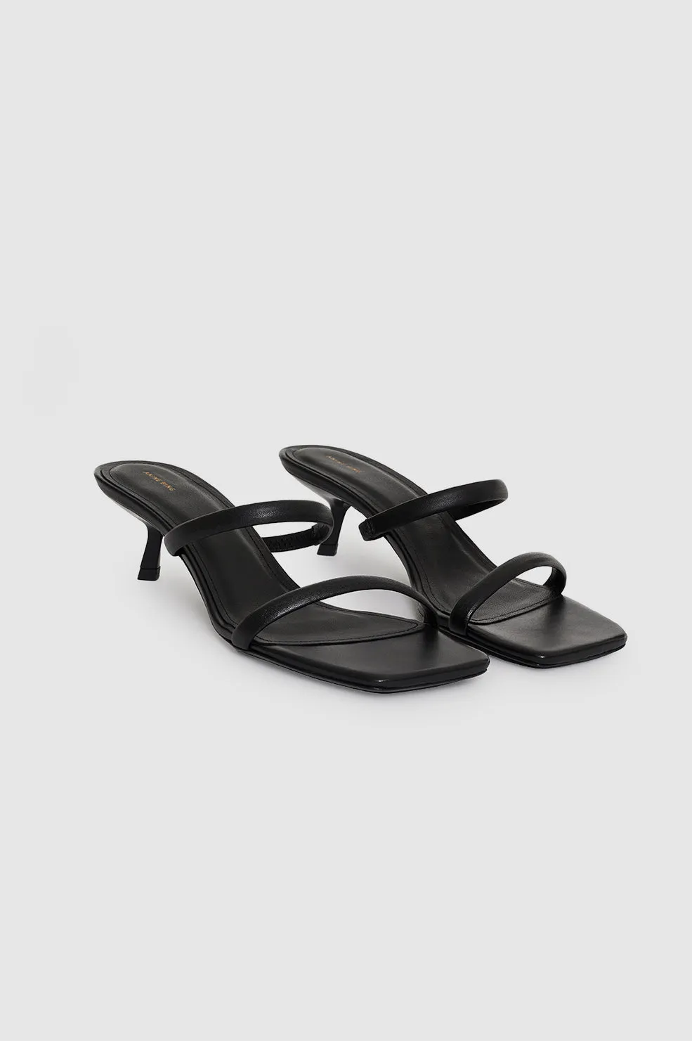 Hilda Mule Sandals - Black