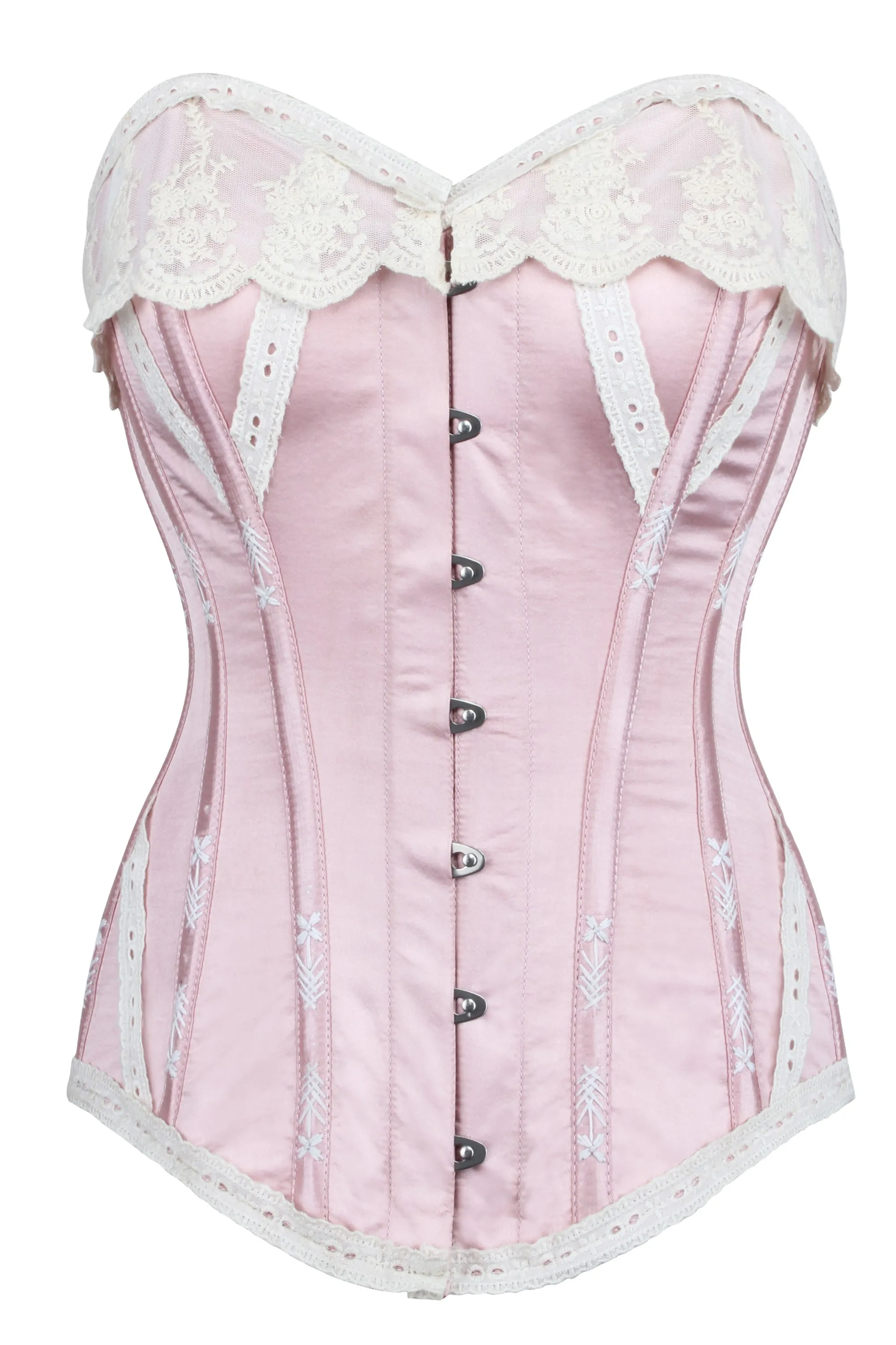 Historic Lace Corset finished with Flossing