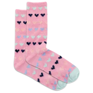 HOTSOX Women's Hearts Non-Skid Slipper Socks