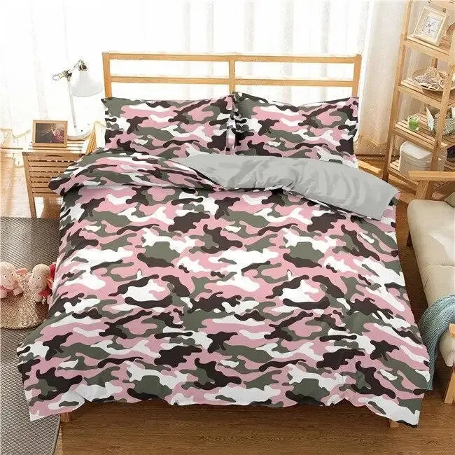 Housse de couette 220x240 ado militaire