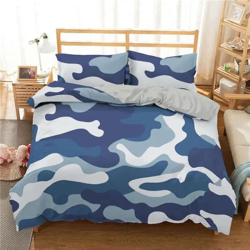 Housse de couette 220x240 ado militaire