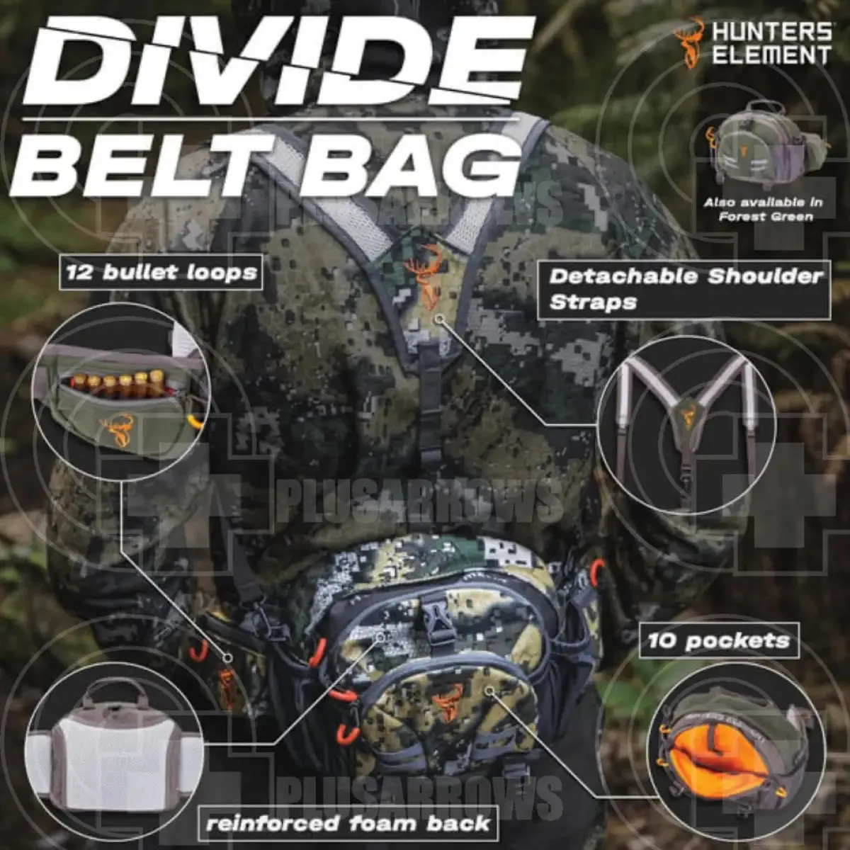 Hunters Element Divide Belt Bag