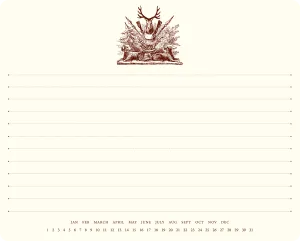 Hunting Crest Mousepad Notepad