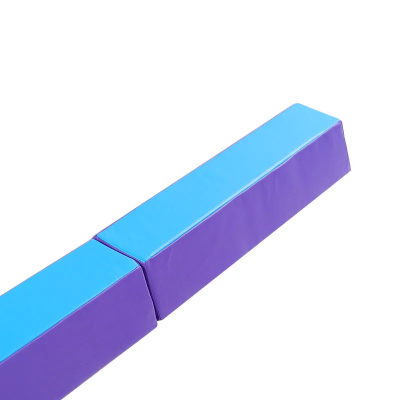 I Love Gymnastics Balance Beam & Mat | Pink, Blue & Purple