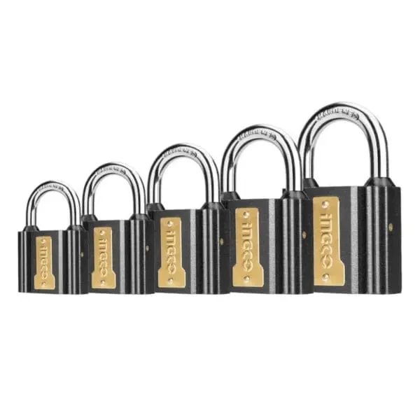 Ingco Iron Padlock with Brass Lock Cylinder