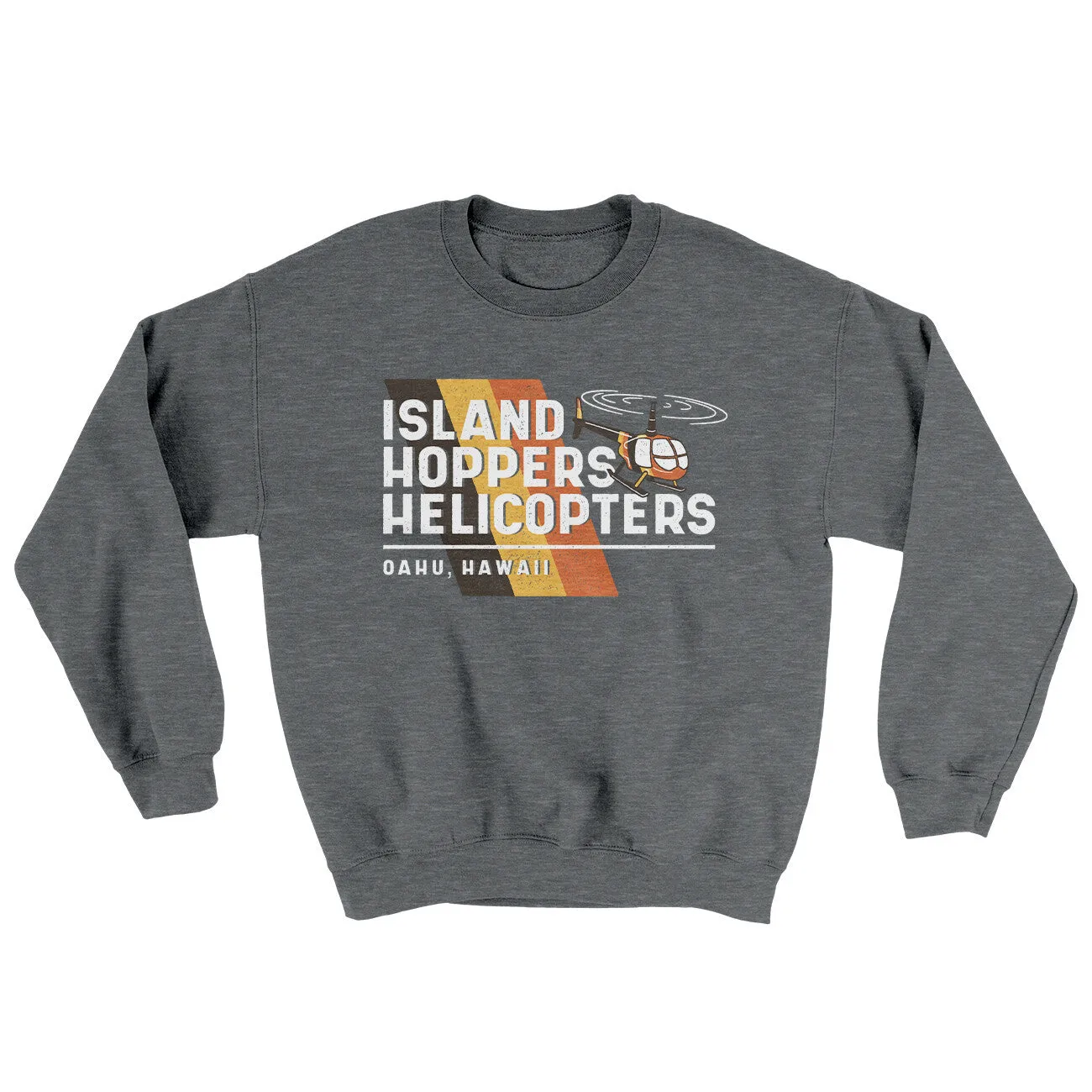 Island Hoppers Helicopters Ugly Sweater