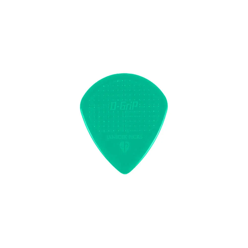 Janicek D-Grip Jazz-A Series Pick in Turquoise (0.88mm) - 6pk