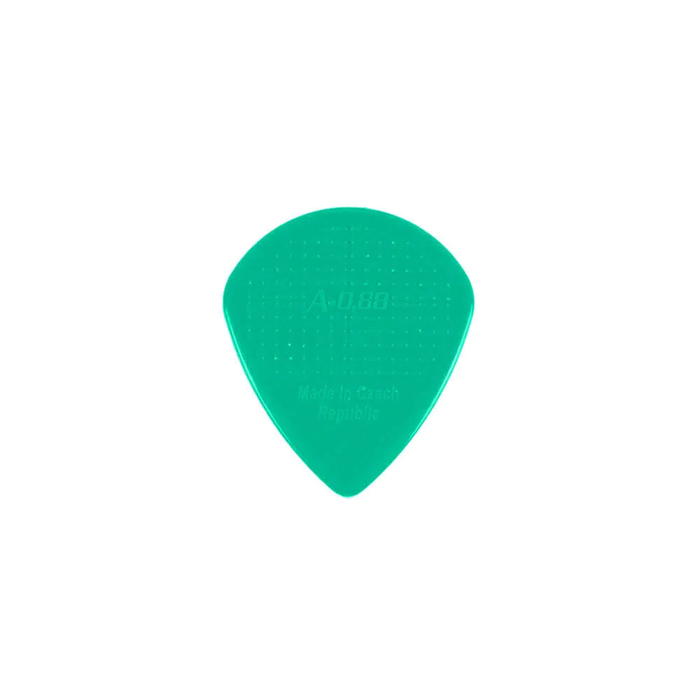 Janicek D-Grip Jazz-A Series Pick in Turquoise (0.88mm) - 6pk