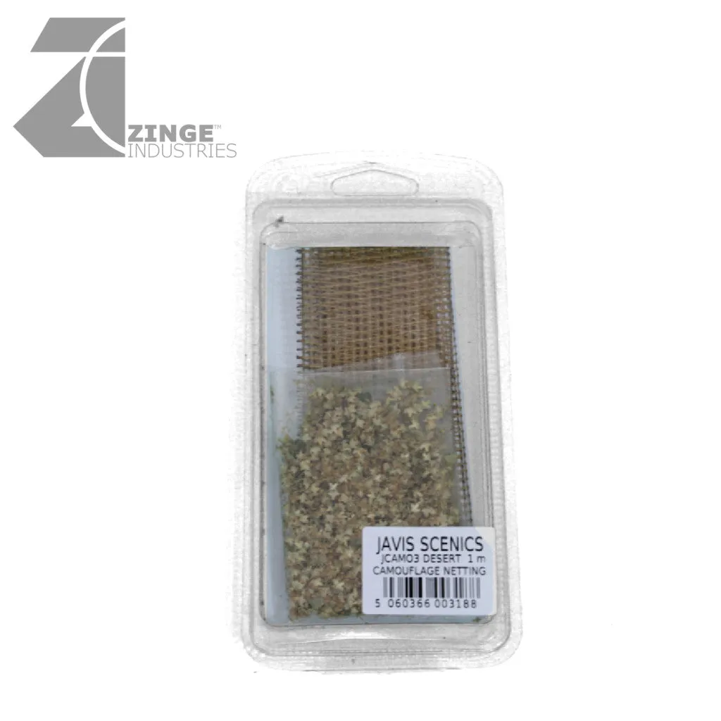 Javis Scenics; Desert Camouflage Net and Leaves
