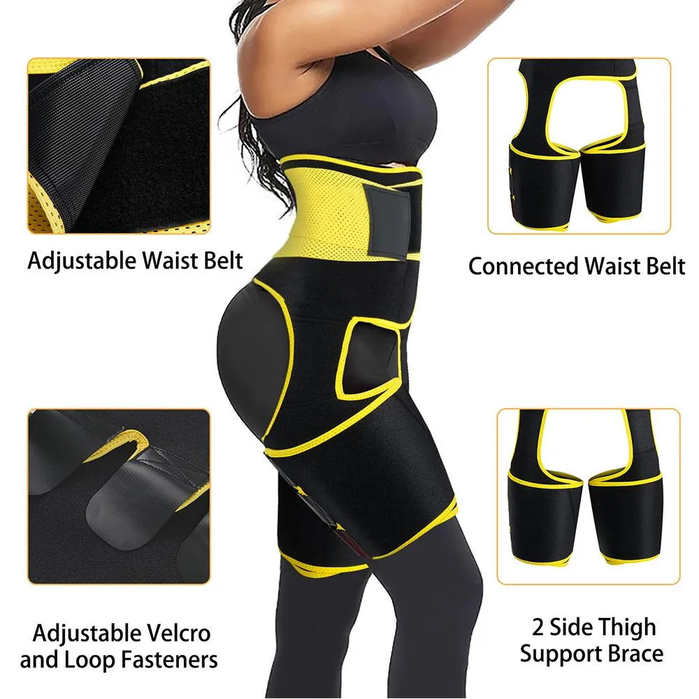 Junlan 3 in 1 Weight Loss Waist /Thigh/Hips Trimmer