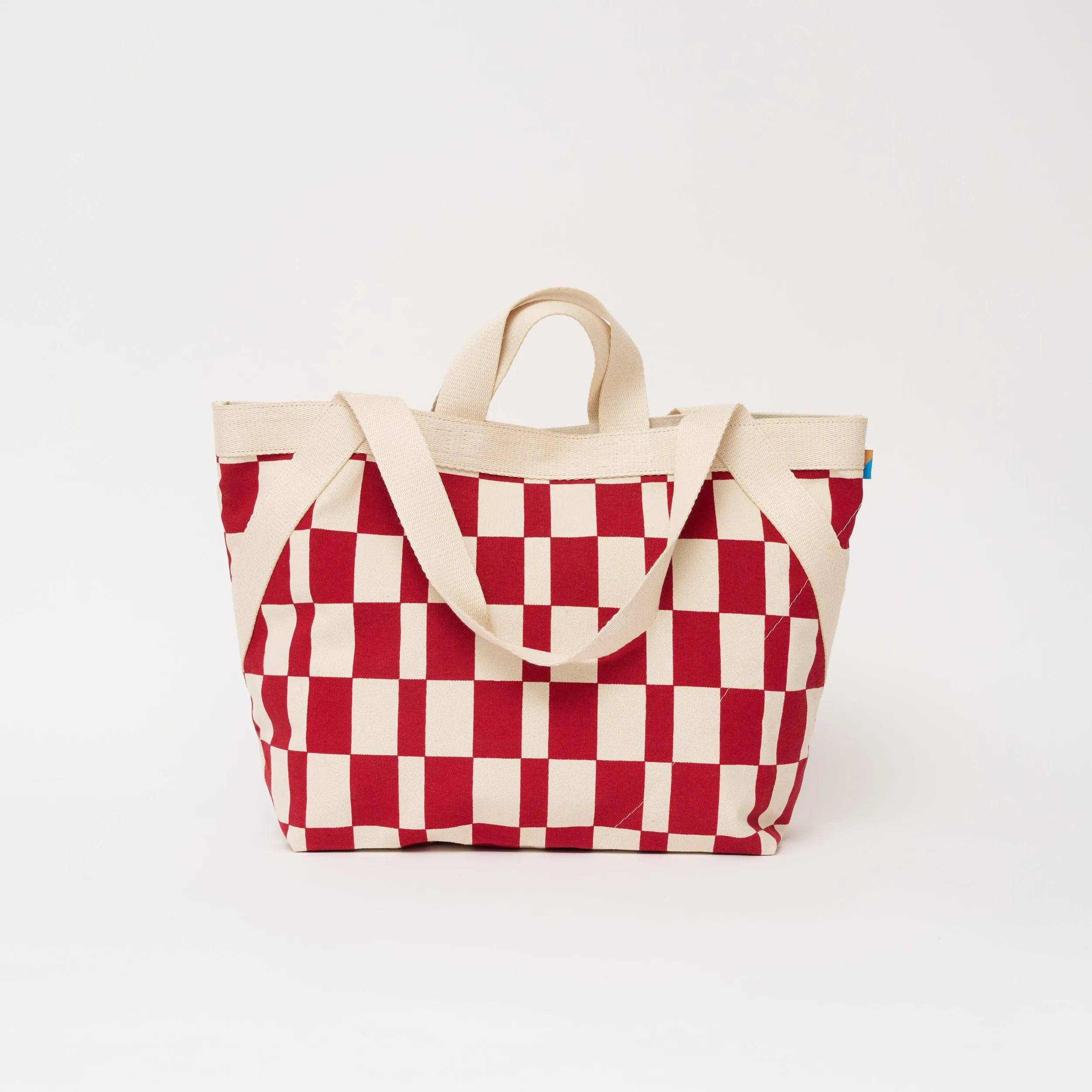 Karibu Tote - Large - Cherry Checker