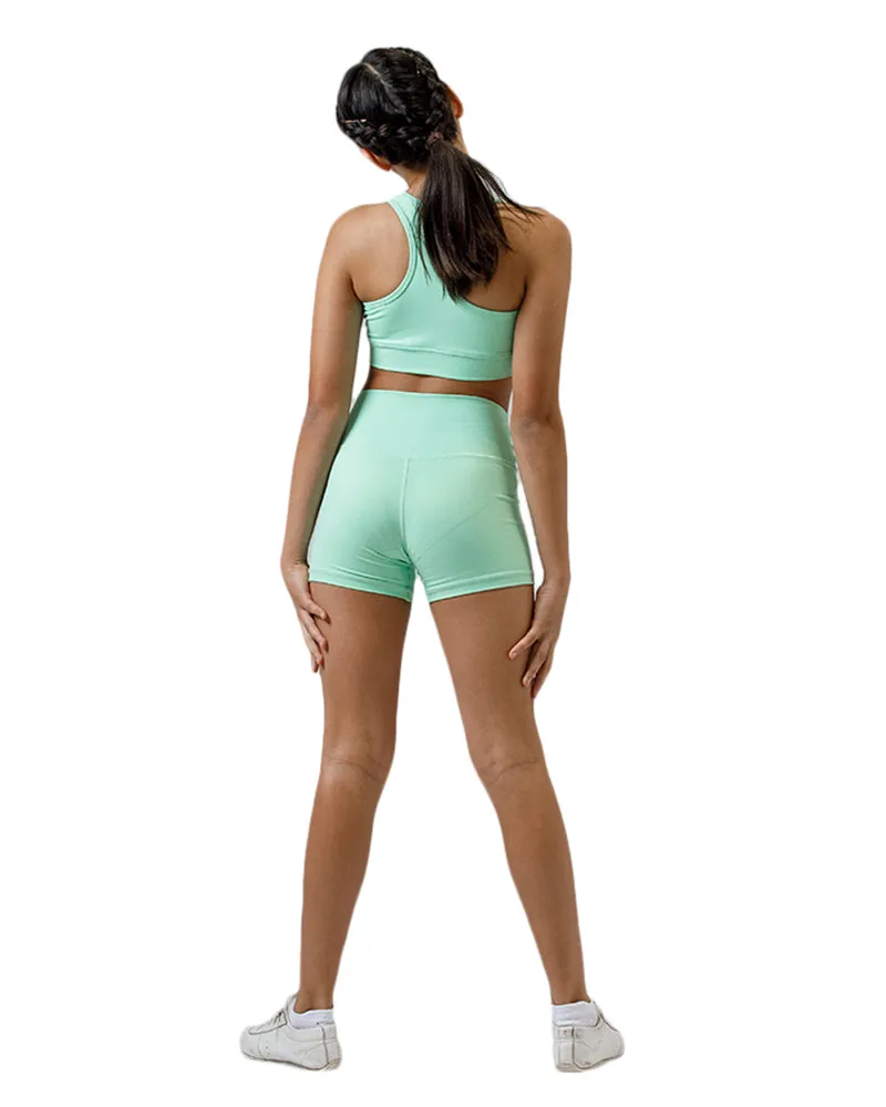 Kids Hi-Rise Short - Neo Mint