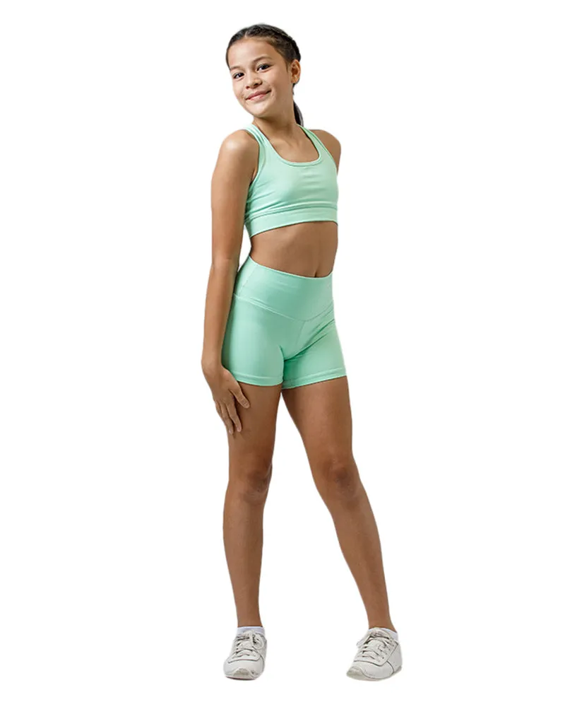 Kids Hi-Rise Short - Neo Mint