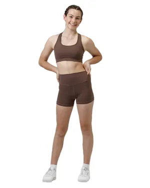 Kids Racer Crop - French Roast