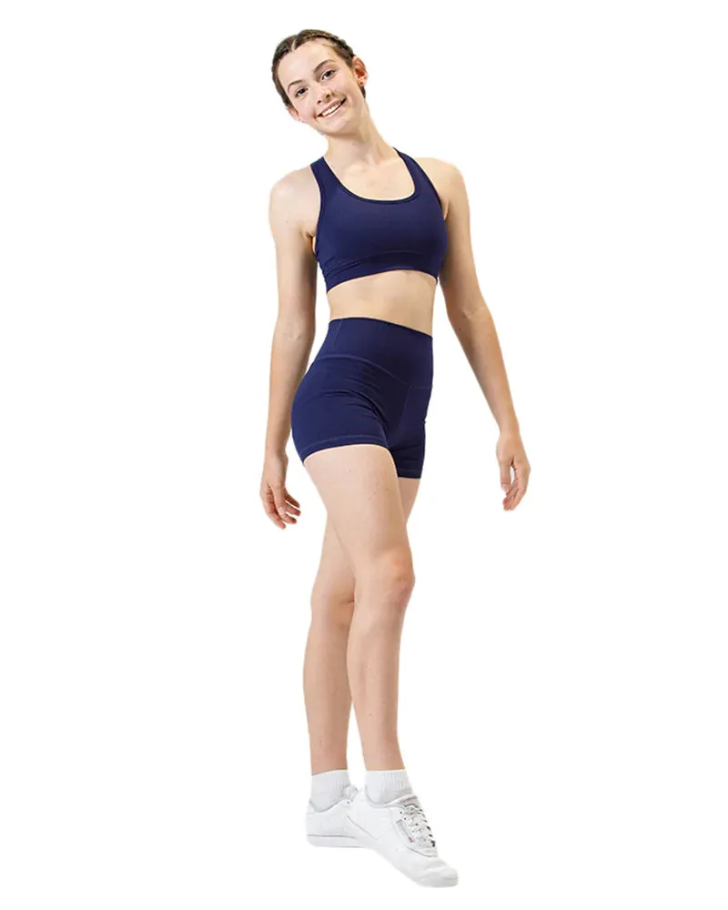 Kids Racer Crop - Marine