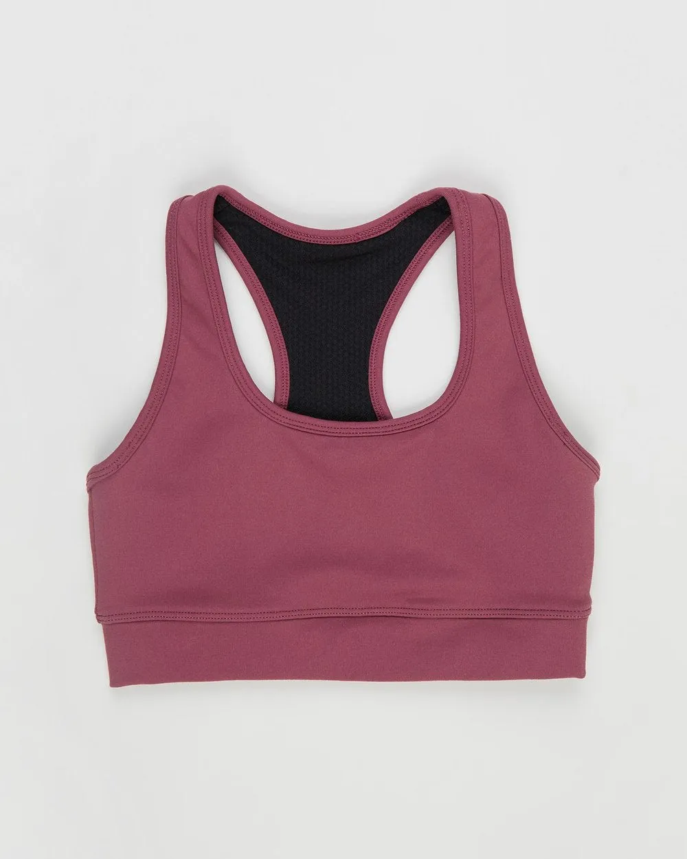 Kids Racer Crop - Merlot