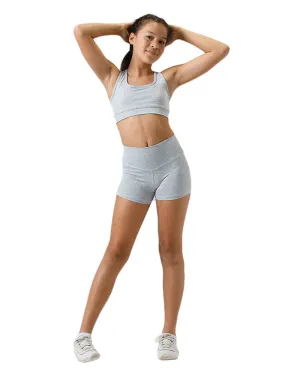 Kids Racer Crop - Stone