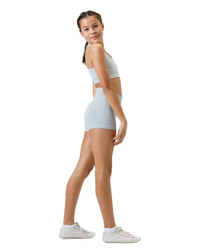 Kids Racer Crop - Stone