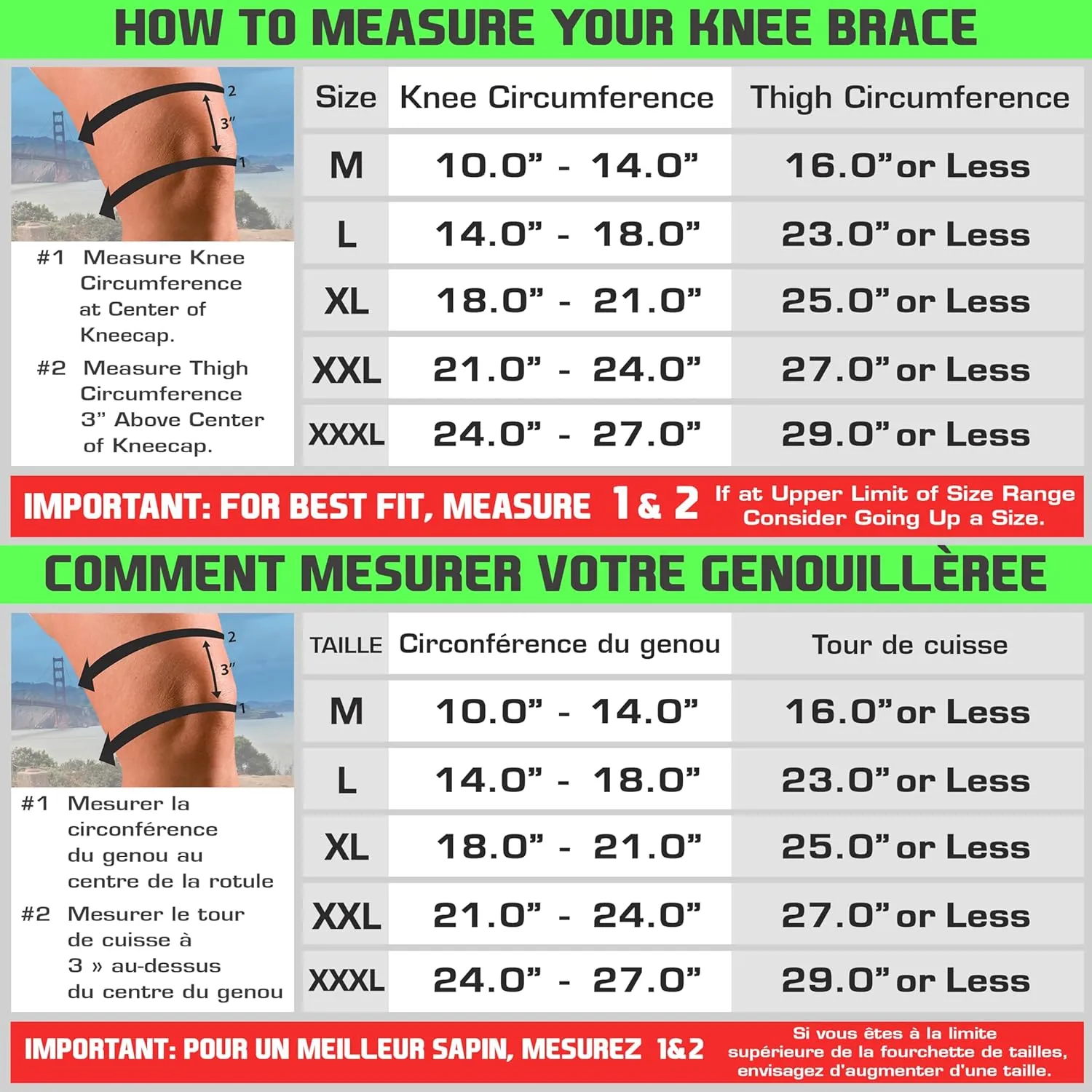 Knee Brace Support - Knee Braces for Knee Pain