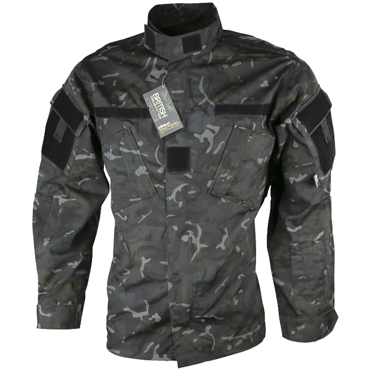 Kombat Tactical ACU Shirt Black Camo