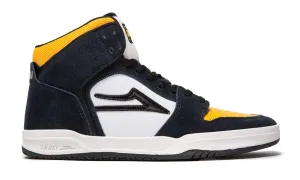 Lakai Telford Skate Shoes - Navy / Yellow