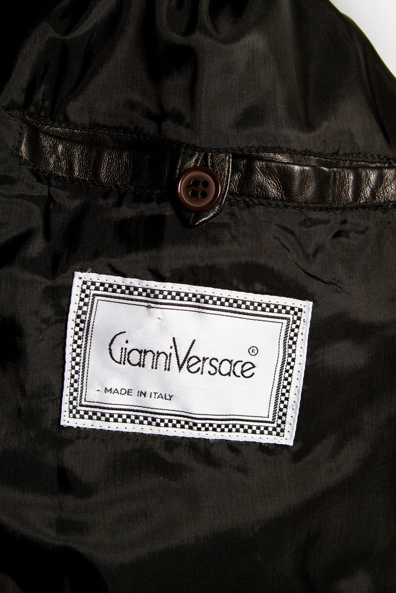 Leather Macrame Bomber Jacket
